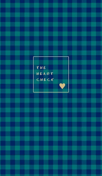 [LINE着せ替え] ザ ハート チェック 297の画像1