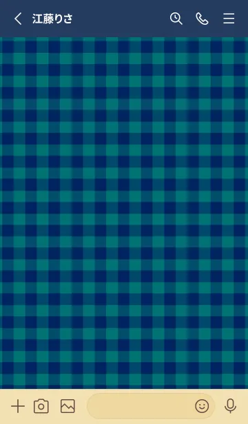 [LINE着せ替え] ザ ハート チェック 297の画像2