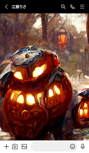 [LINE着せ替え] ダーム・ハロウィン #2_4。の画像2