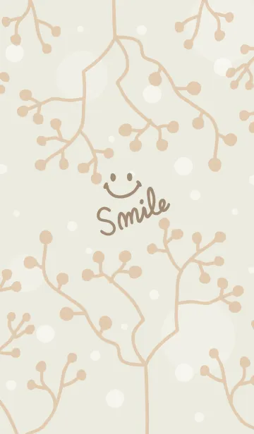 [LINE着せ替え] 木の実 ベージュ5の画像1