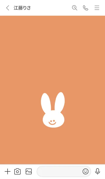 [LINE着せ替え] ホワイト ラビット 15の画像2