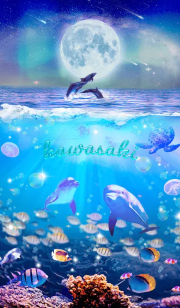 [LINE着せ替え] ワンダフルライフ✨かわさきの祝福の画像1