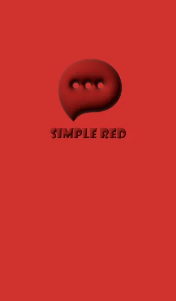 [LINE着せ替え] Red Theme V1 (JP)の画像1