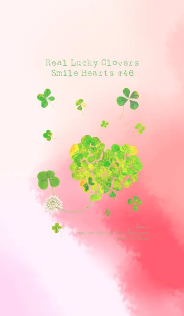 [LINE着せ替え] 本物ラッキークローバーズ Smile Hearts#46の画像1