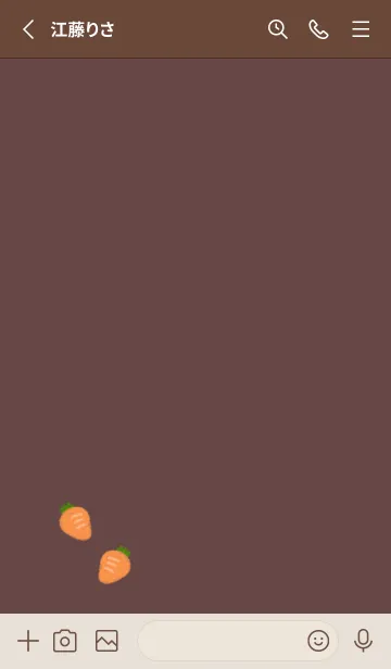 [LINE着せ替え] うさぎの落書き(くすみ:01).の画像2