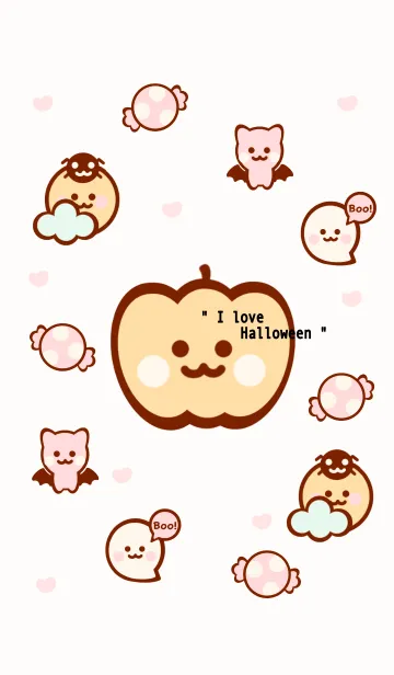 [LINE着せ替え] Cute Cute pastel Halloweenの画像1