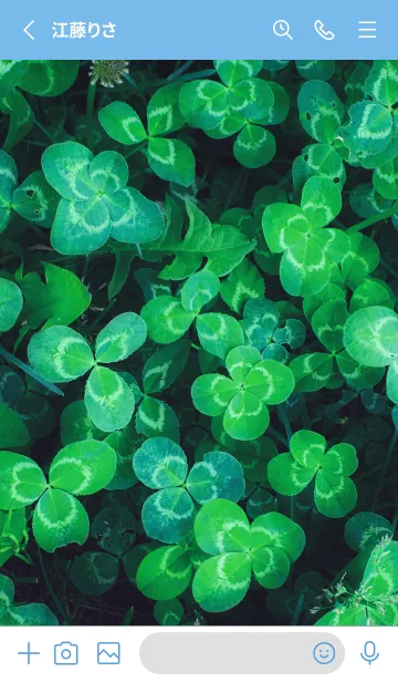 [LINE着せ替え] 本物ラッキークローバーズ #30の画像2