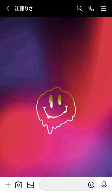 [LINE着せ替え] サイケデリック スマイル 254の画像2