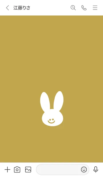 [LINE着せ替え] ホワイト ラビット 16の画像2