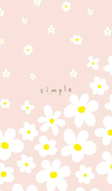 [LINE着せ替え] 白い花 可憐19の画像1