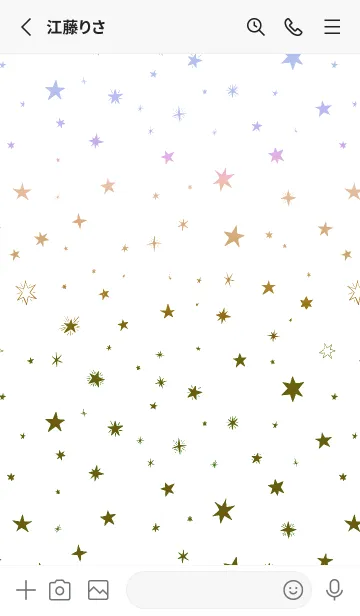 [LINE着せ替え] ミニ スターズ _53の画像2