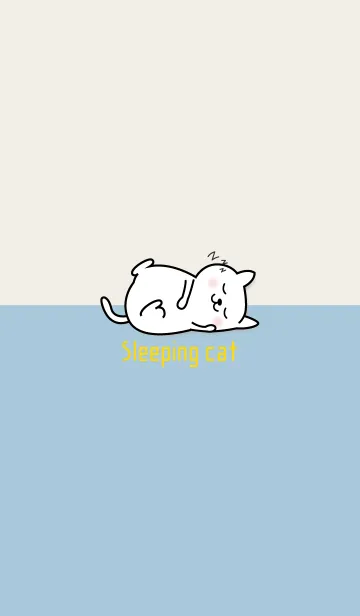 [LINE着せ替え] I am a Sleeping cat 41の画像1