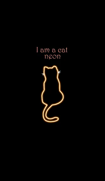 [LINE着せ替え] I am a cat neon 21の画像1