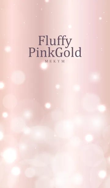 [LINE着せ替え] Fluffy Pink Gold-HEART 9の画像1