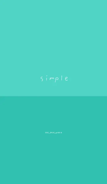 [LINE着せ替え] D92_26_グリーン8-6の画像1