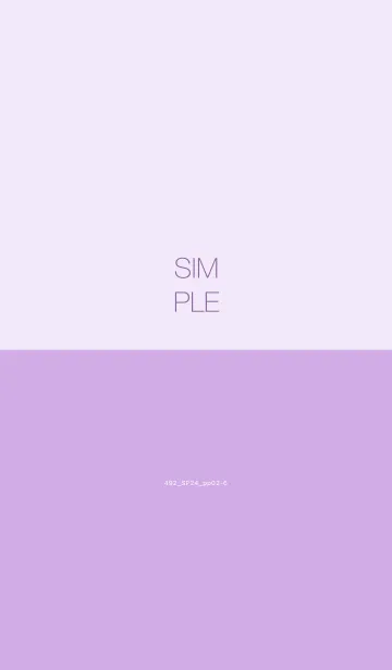 [LINE着せ替え] 492_24_パープル2-6の画像1