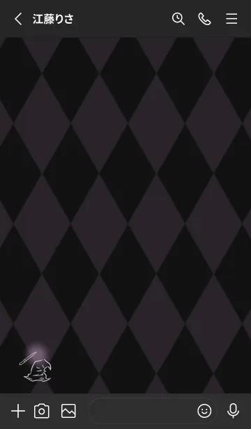 [LINE着せ替え] 魔法使いの部屋 -ダークパープル-の画像2