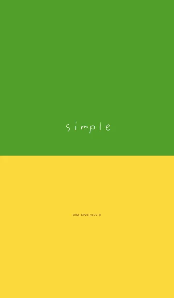 [LINE着せ替え] D92_26_イエロー2-9の画像1