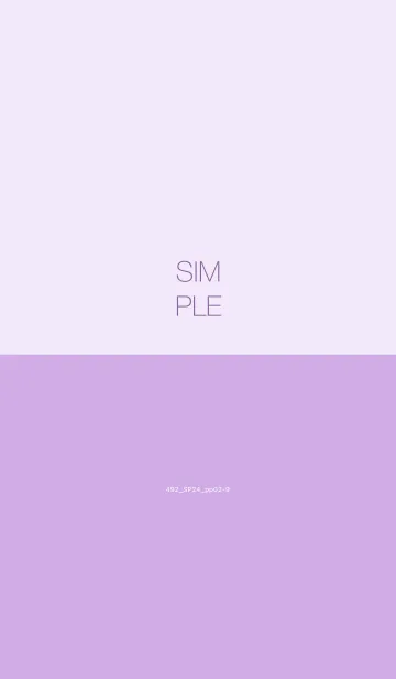 [LINE着せ替え] 492_24_パープル2-9の画像1