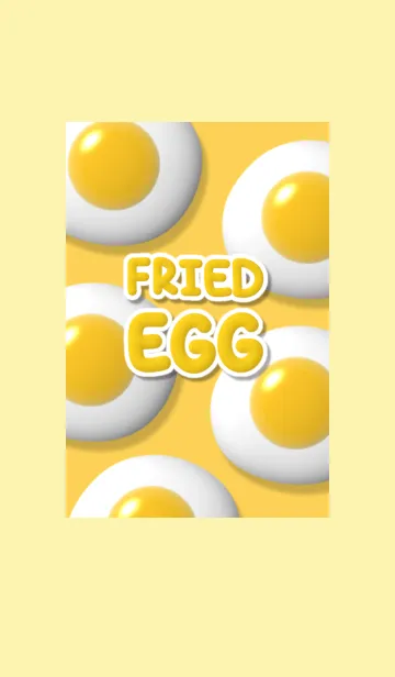 [LINE着せ替え] Cute Egg - Fried Eggの画像1