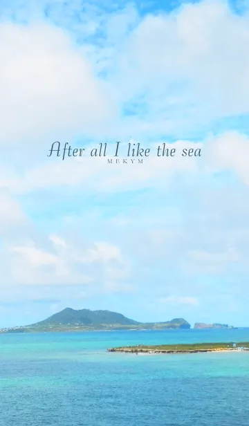 [LINE着せ替え] After all I like the sea.HAWAII 9の画像1
