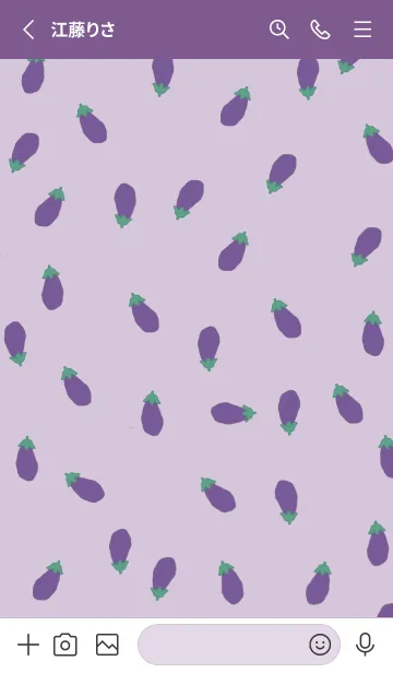 [LINE着せ替え] NASU PATTERN:)の画像2