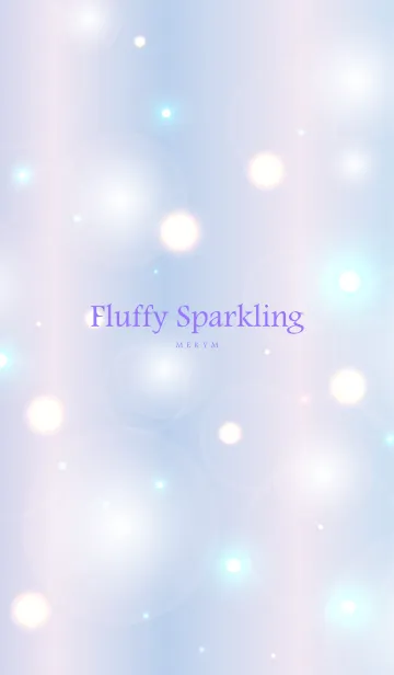 [LINE着せ替え] Fluffy Sparkling-PURPLE.MEKYM 9の画像1