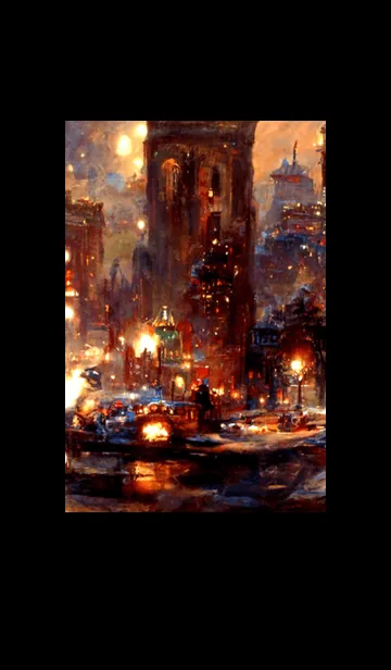 [LINE着せ替え] クリスマスの街 #1_1。の画像1