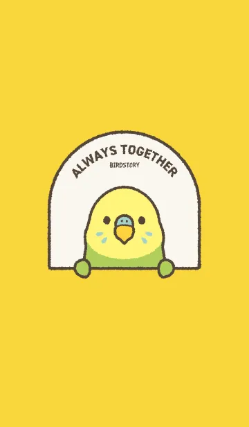 [LINE着せ替え] ALWAYS TOGETHER（セキセイインコ / A）の画像1