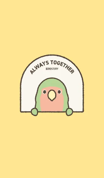 [LINE着せ替え] ALWAYS TOGETHER（コザクラインコ / A）の画像1