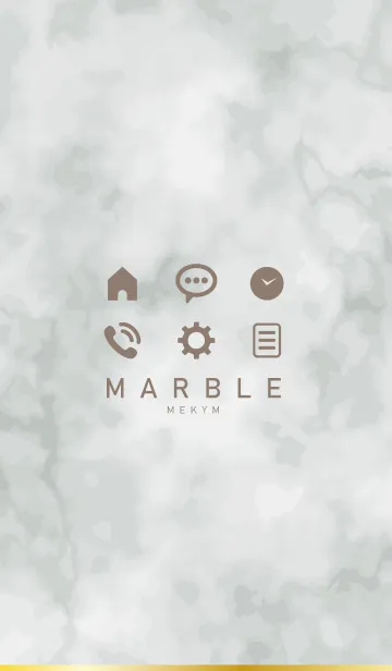 [LINE着せ替え] Marble / SIMPLE ICON 11の画像1