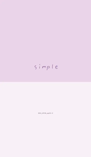 [LINE着せ替え] D93_26_パープル3-3の画像1