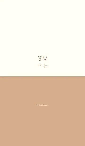 [LINE着せ替え] 493_24_ベージュ2-3の画像1