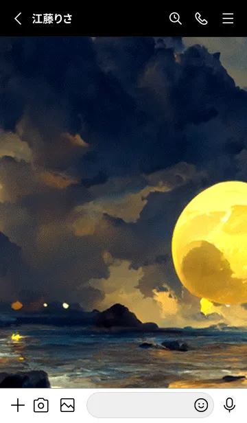 [LINE着せ替え] 金運の月 #3_9。の画像2