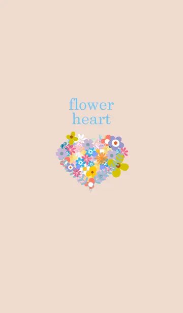 [LINE着せ替え] flower heart 10.の画像1