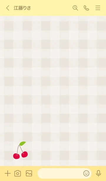 [LINE着せ替え] かわいい さくらんぼ8の画像2