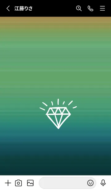 [LINE着せ替え] グラデーション ダイアモンド  169の画像2