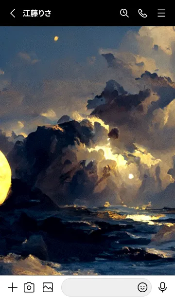 [LINE着せ替え] 金運の月 #2_1。の画像2