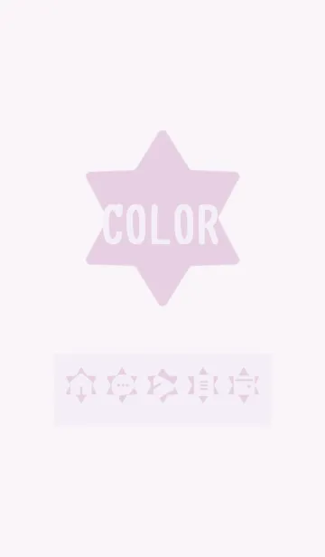 [LINE着せ替え] purple color S03の画像1