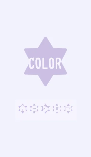 [LINE着せ替え] purple color S04の画像1