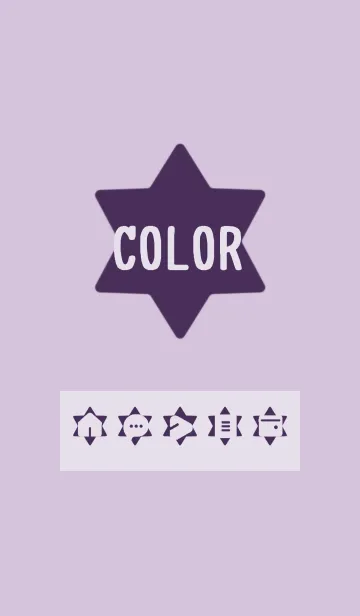 [LINE着せ替え] purple color S05の画像1