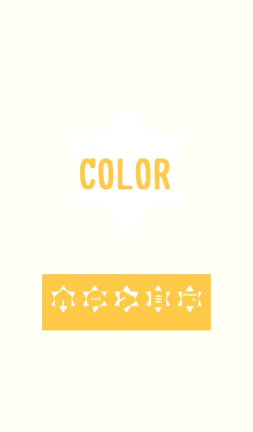 [LINE着せ替え] yellow color S03の画像1