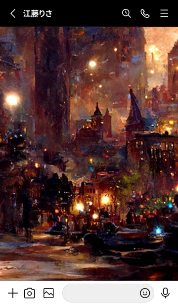 [LINE着せ替え] クリスマスの街 #1_18。の画像2