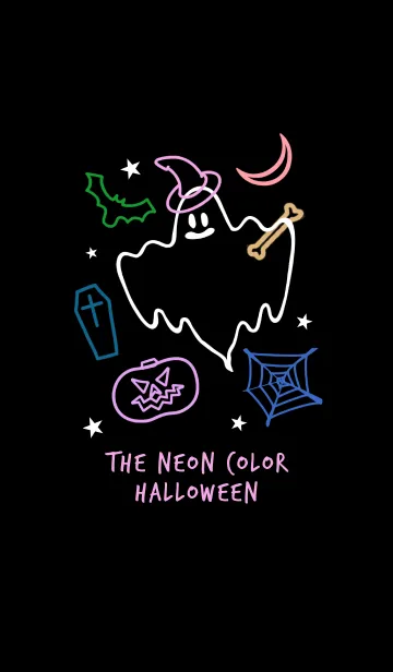 [LINE着せ替え] ネオンカラー ハローウィン 10の画像1