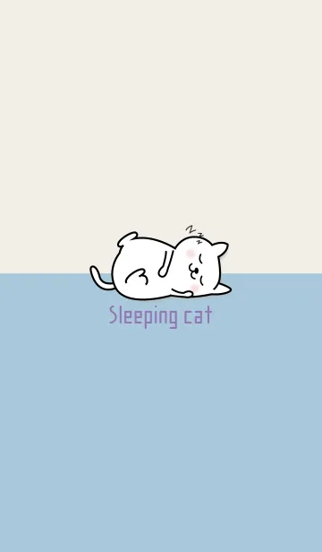 [LINE着せ替え] I am a Sleeping cat 43の画像1