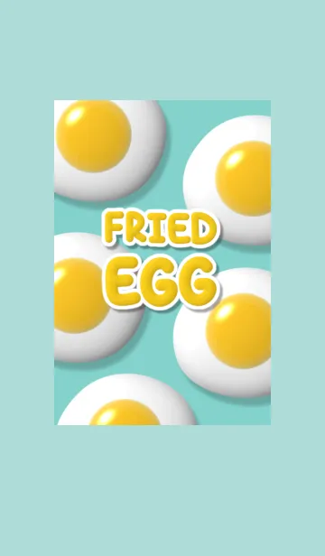 [LINE着せ替え] Cute Egg - Fried Egg 2の画像1