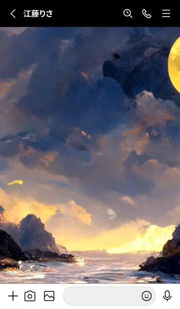 [LINE着せ替え] 金運の月 #2_5。の画像2