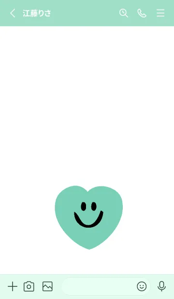 [LINE着せ替え] ハート スマイル _34の画像2