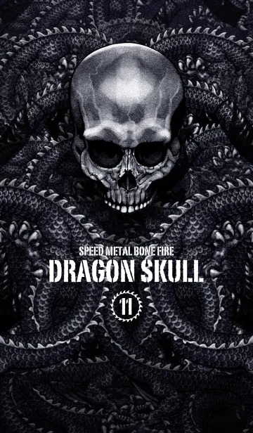 [LINE着せ替え] ドラゴンスカル SMBF 11の画像1