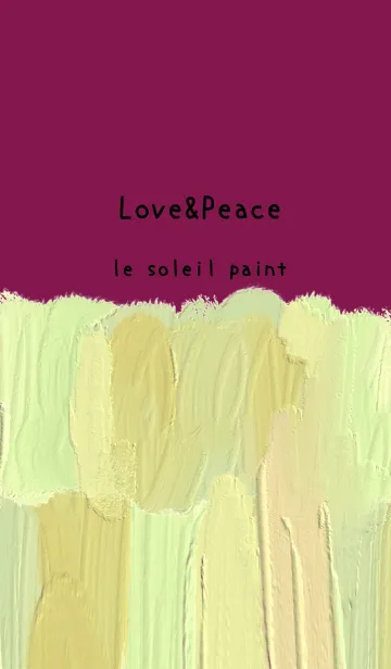 [LINE着せ替え] 油絵アート【le soleil paint 235】の画像1